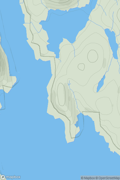 Thumbnail image for Meall Mor [Lewis and Nearby Islands] [NB315040] showing contour plot for surrounding peak